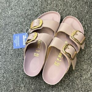 Birkenstock Arizona Hammered Big Buckle size 37 Purple sandals